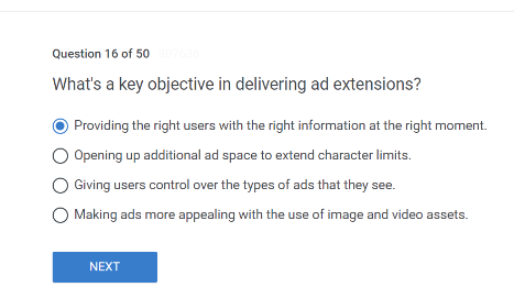 What’s a Key Objective in Delivering Ad Extensions